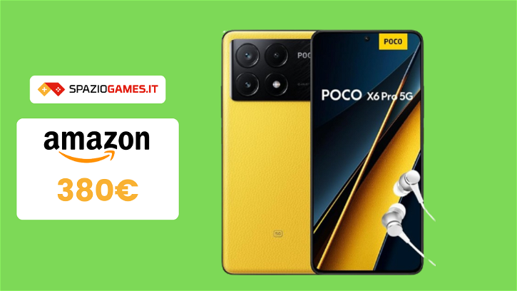 Immagine di ESCLUSIVA Amazon: POCO X6 Pro a 380€!