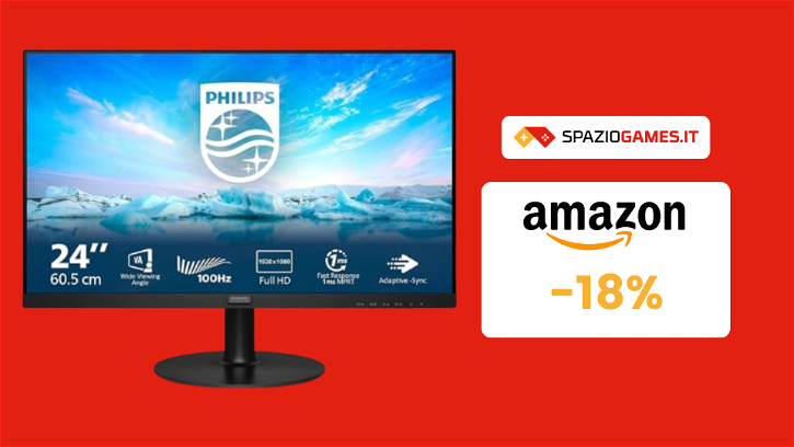 Immagine di Monitor Philips con altoparlanti in OFFERTA a 90€: -18%!