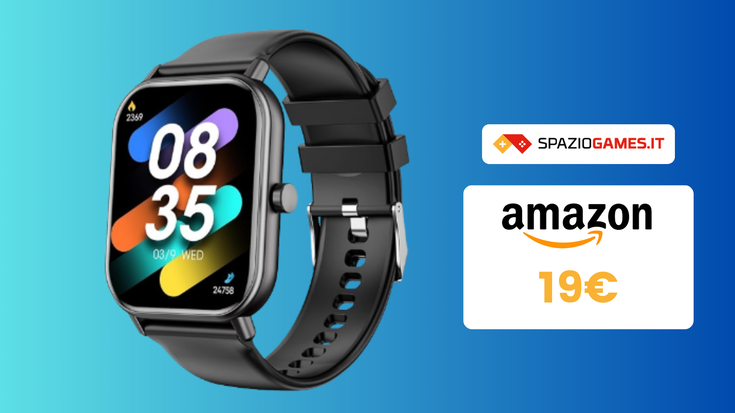 SOLTANTO 19€ per uno smartwatch? Sì, grazie a due coupon!