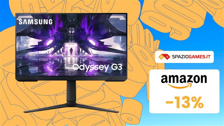 Immagine di Samsung Odyssey G3, OTTIMO monitor gaming da 24", oggi al MINIMO STORICO! -13%