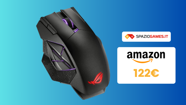 Mouse da gaming ASUS ROG Spatha X a soli 122€! STUPENDO!