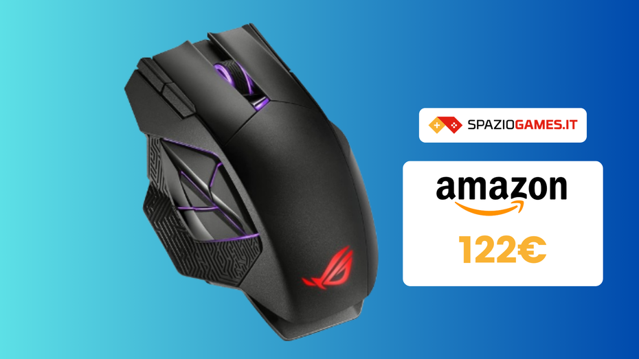 Immagine di Mouse da gaming ASUS ROG Spatha X a soli 122€! STUPENDO!