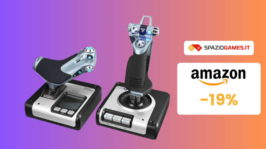 Immagine di Controller di simulazione di volo Logitech a 136€! -19%!