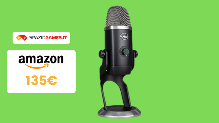 Microfono Blue Yeti X di Logitech a 135€: suono TOP!