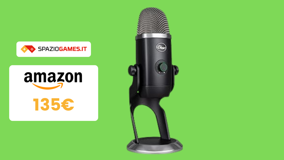 Immagine di Microfono Blue Yeti X di Logitech a 135€: suono TOP!
