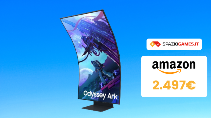 STUPENDO monitor gaming Samsung Odyssey Ark in OFFERTA!