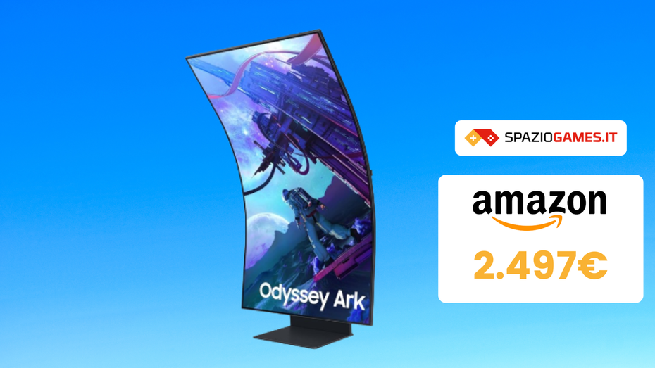 Immagine di STUPENDO monitor gaming Samsung Odyssey Ark in OFFERTA!