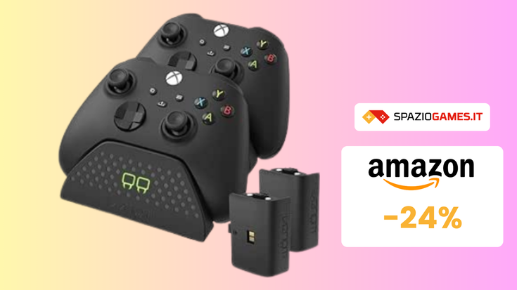 Dock di ricarica doppio per Xbox a 19€: IMPERDIBILE! -24%!