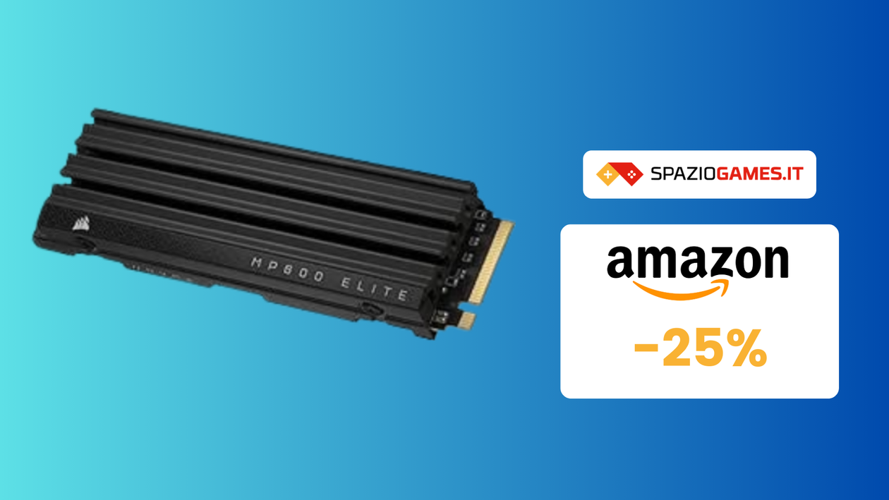 Immagine di OTTIMO SSD Corsair con dissipatore in sconto del 25%!
