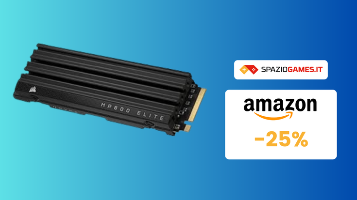 OTTIMO SSD Corsair con dissipatore in sconto del 25%!