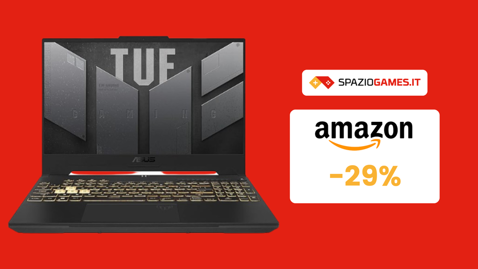 Immagine di Notebook Asus TUF Gaming con uno SCONTO mai visto del 29%!