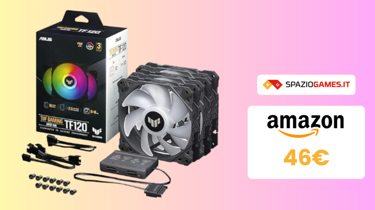 UTILISSIMA ventola per PC Asus TUF Gaming a 46€!