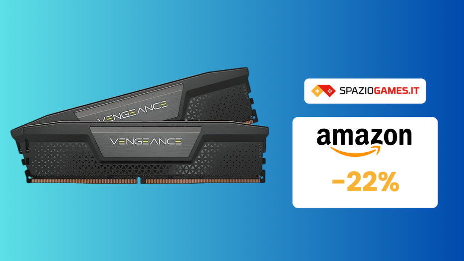 Immagine di Due RAM Corsair DDR5 a 130€ grazie alla Gaming Week!