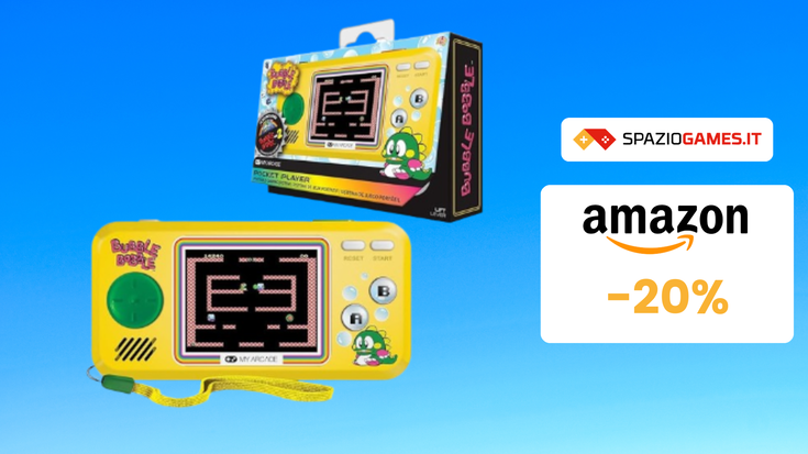 Mini console con 3 giochi a 36€: SCONTO del 20%!