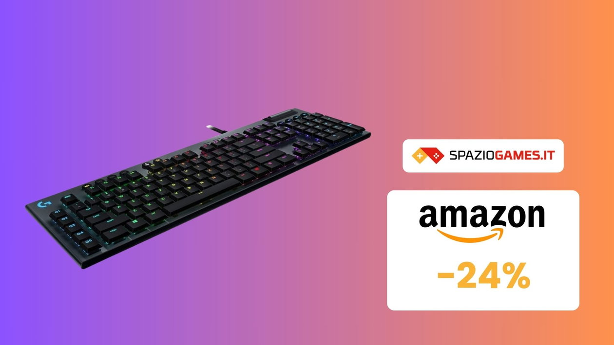 Immagine di Tastiera gaming Logitech RGB con profilo ribassato può essere vostra a SOLI 149€! -24%