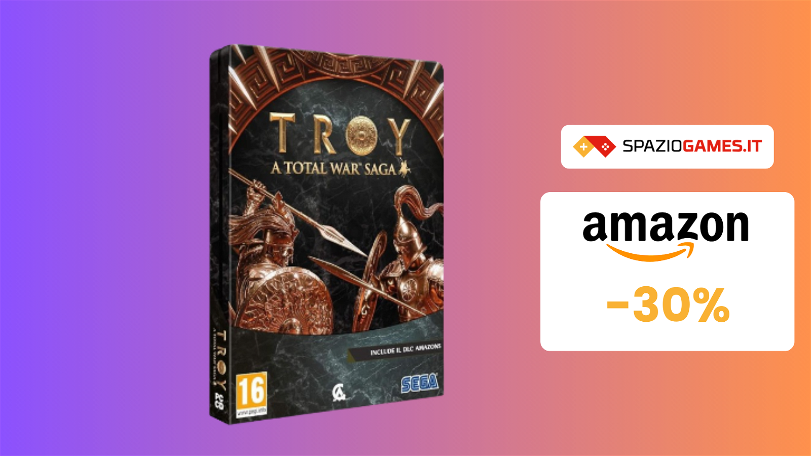 A Total War Saga: Troy - Limited Edition in OFFERTA a 9€! -30%!