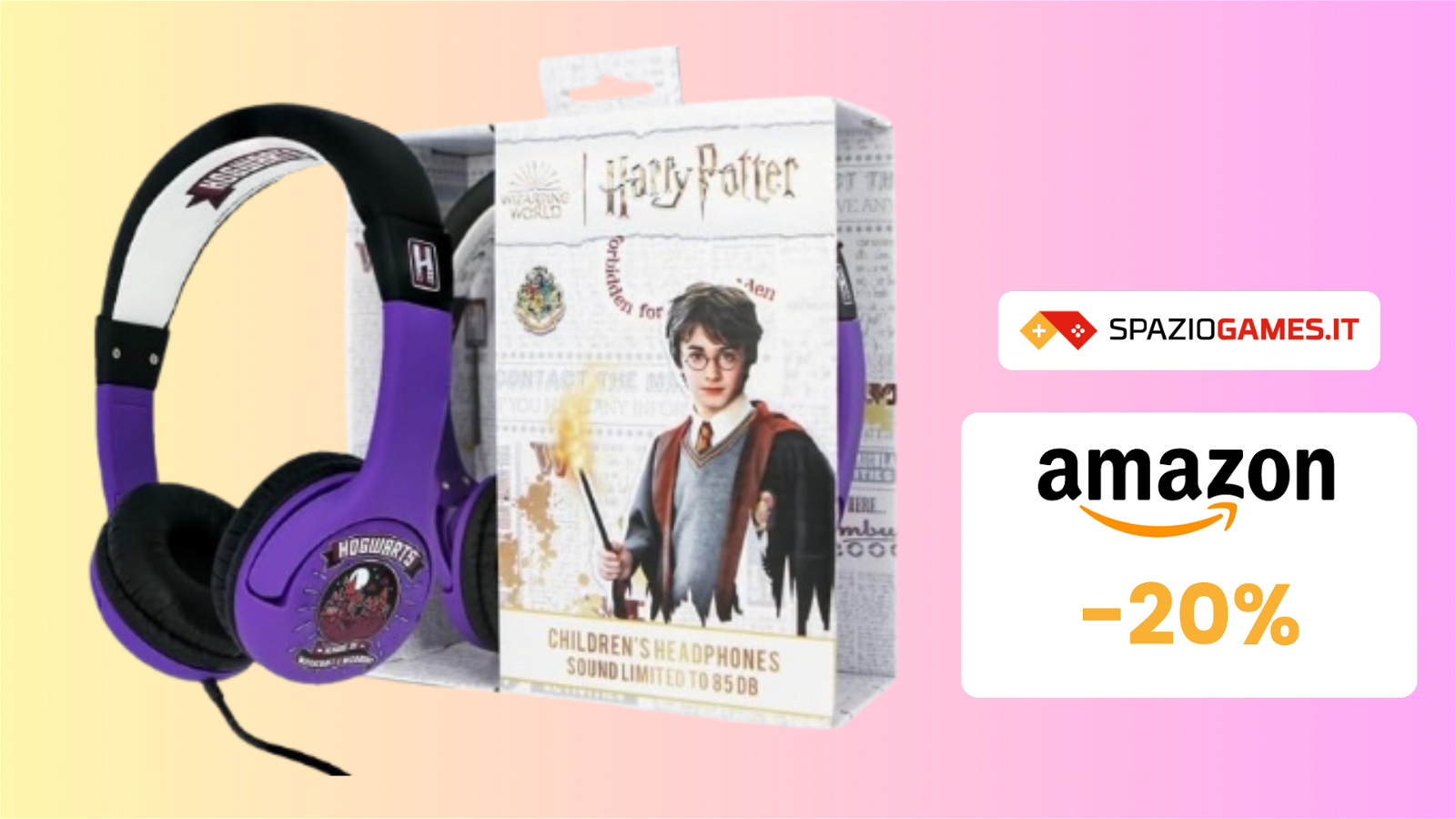Cuffie per bambini di Harry Potter a soli 5€! SPLENDIDE!