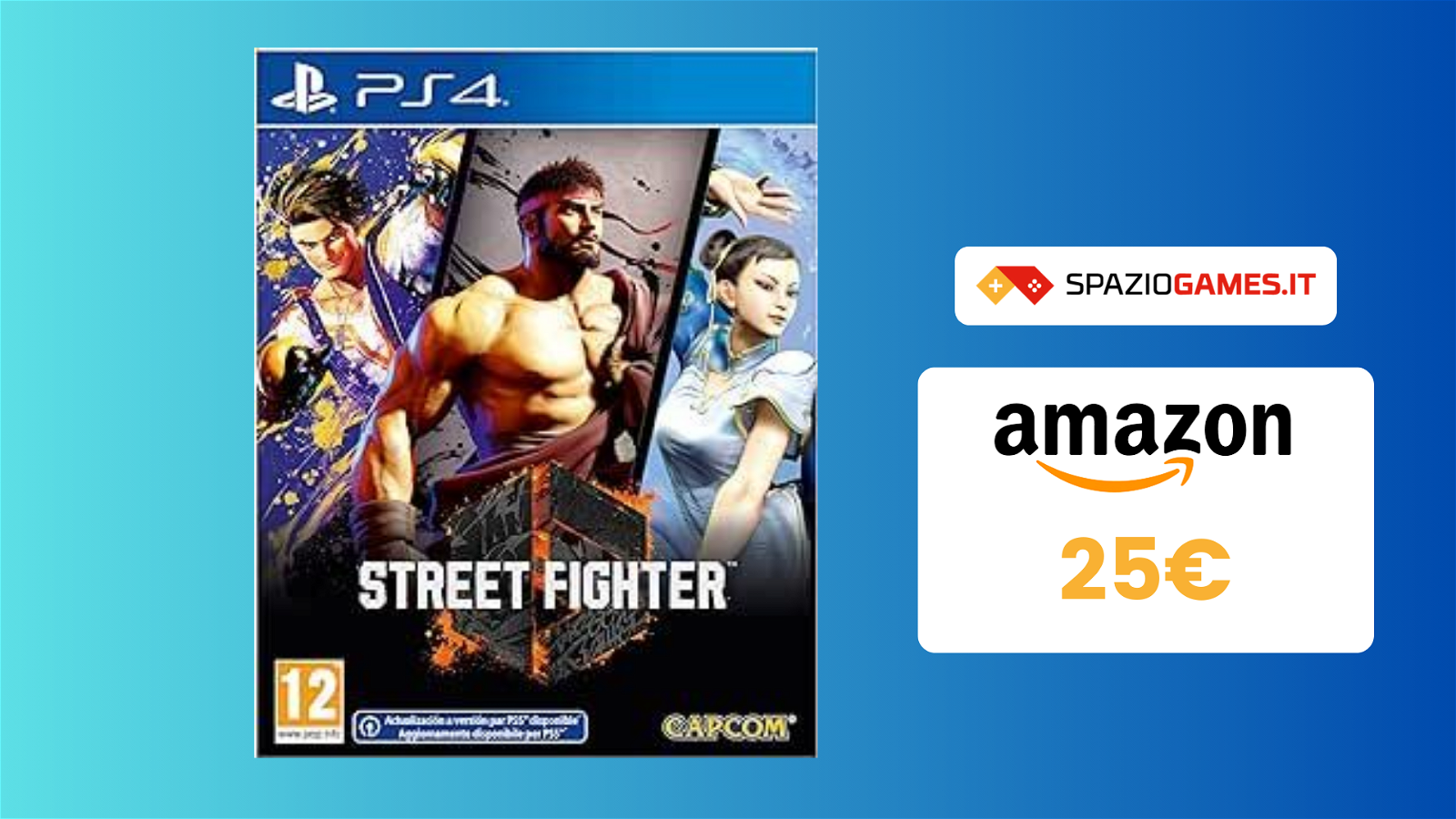 SOLO 25€ pe Street Fighter 6 - Steelbook Edition per PS4!