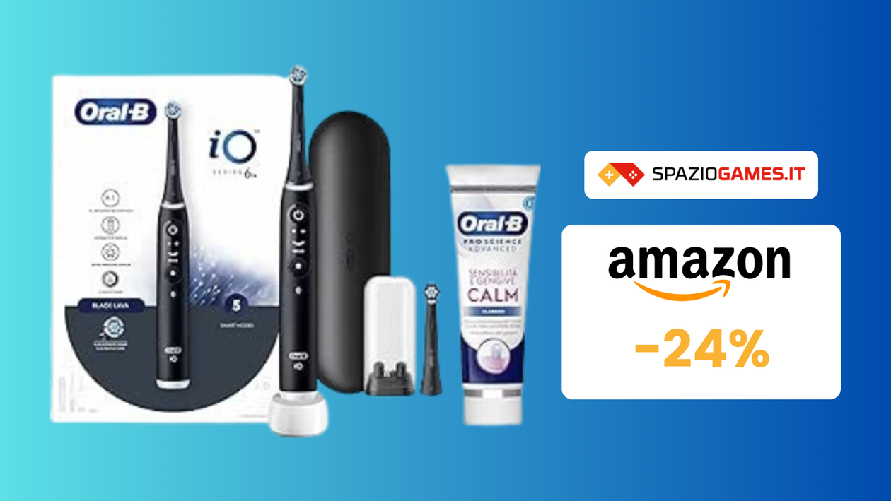 Immagine di Spazzolino elettrico Oral-B per gengive e denti sani a 120€!