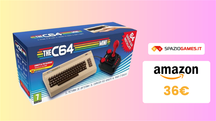 Immagine di La Gaming Week di Amazon presenta: Commodore C64 Mini a 36€!