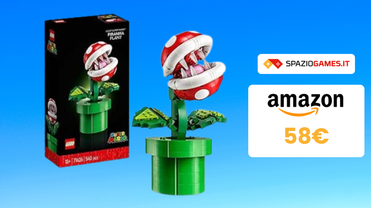 Pianta piranha LEGO di Super Mario a 58€! DA COLLEZIONE!