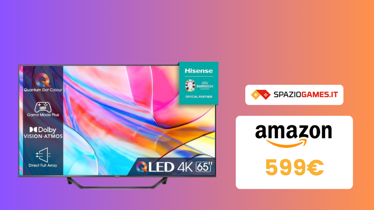 WOW! Smart TV Hisense da 65" con risoluzione 4K UHD a meno di 600€!