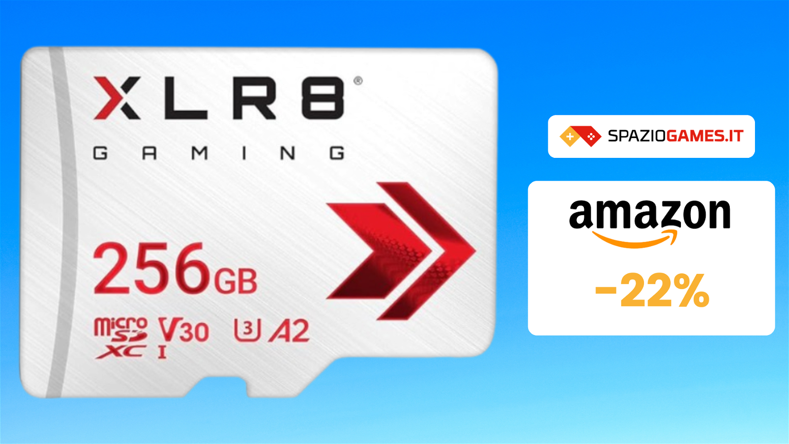 Micro SDXC XLR8 Gaming da 256GB a 29€: ideale per i gamer!