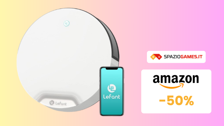 OFFERTA SUPER! Robot aspirapolvere LEFANT N1 scontato del 50%!