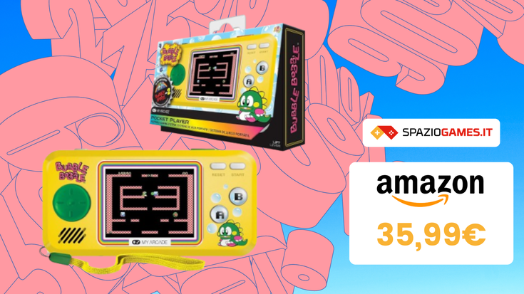 Questa console portatile con Bubble Bobble è un vero gioiellino! (-20%)