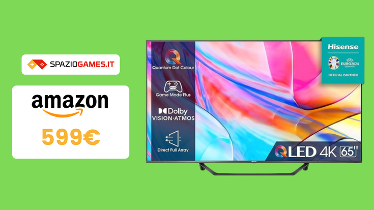 Smart TV Hisense da 65" in OFFERTA a TEMPO!