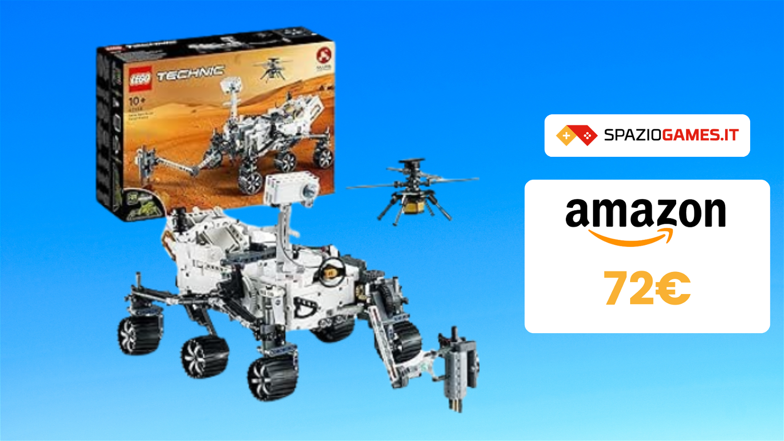 Mars rover Perseverance LEGO al MINIMO STORICO di 72€!
