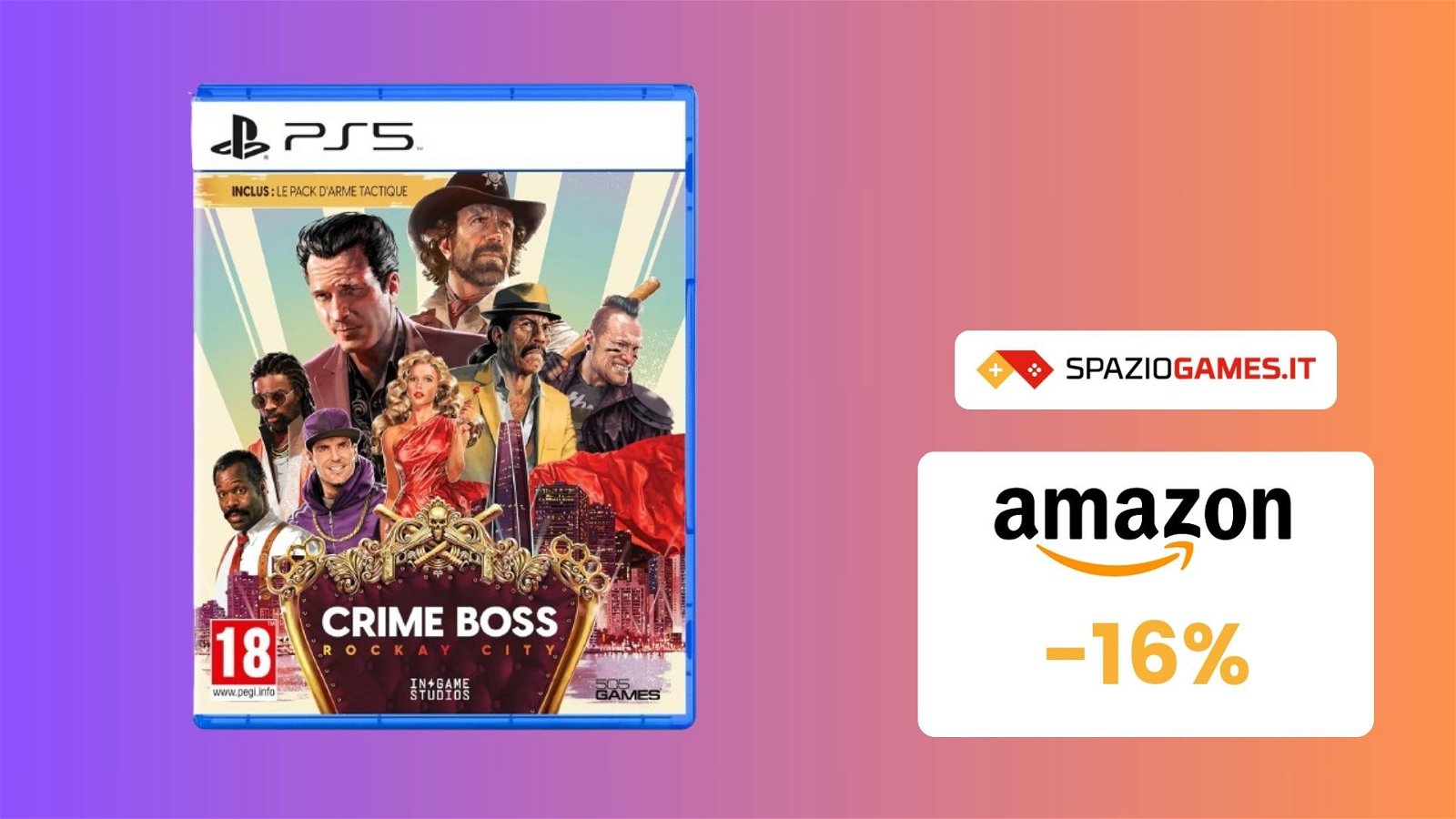 OFFERTA A TEMPO: Crime Boss Rockay City per PS5 oggi al MINIMO STORICO! -16%