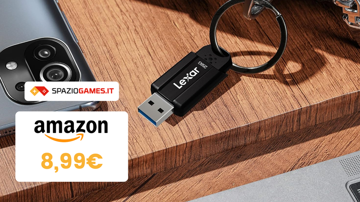 Solo 9€ per questa ottima chiavetta USB Lexar da 32 GB