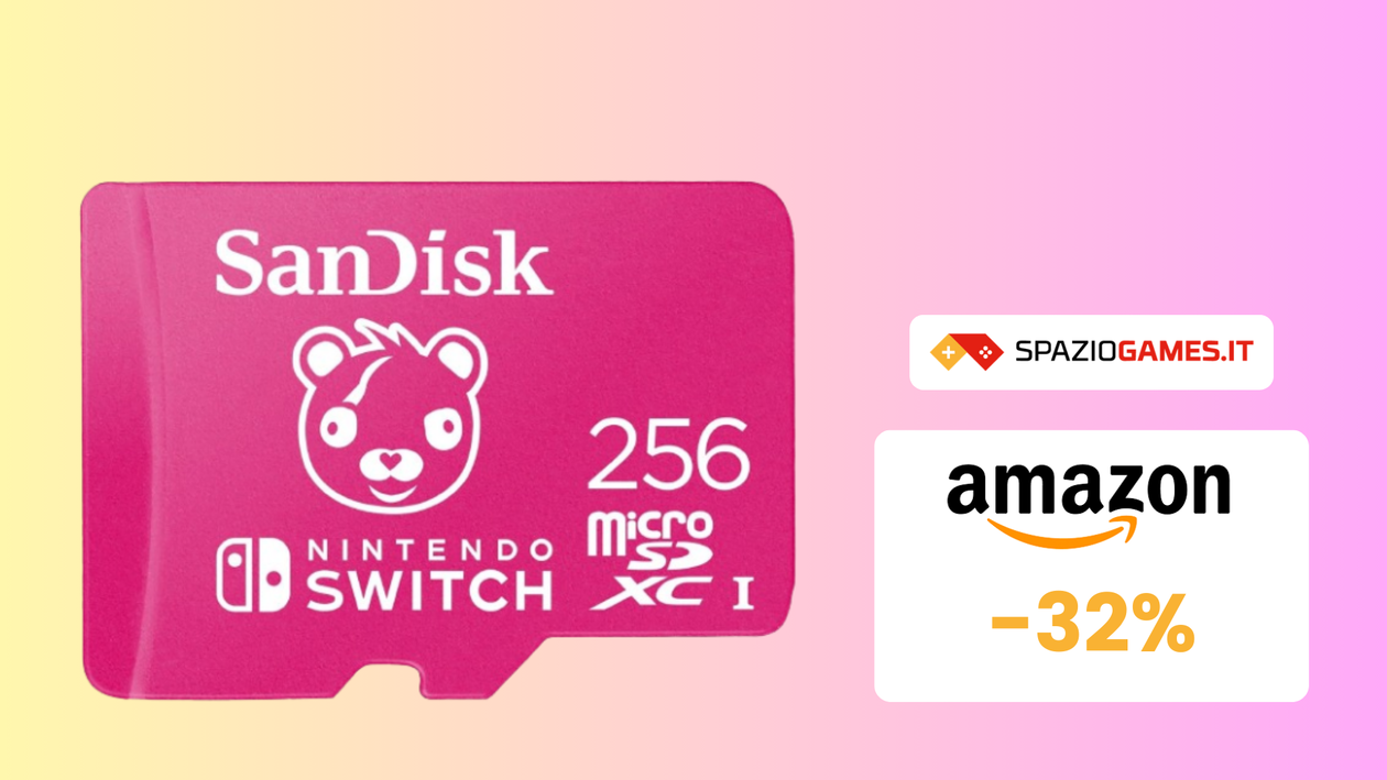 Immagine di WOW! Ottima microSD per Nintendo Switch al prezzo più basso di sempre!