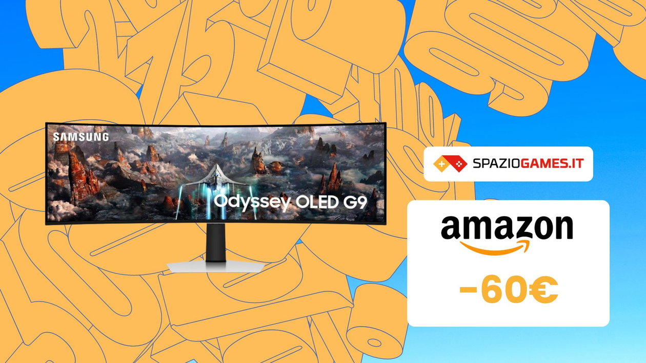 Immagine di Samsung Odyssey OLED G9, monitor gaming BELLISSIMO, oggi in SCONTO!