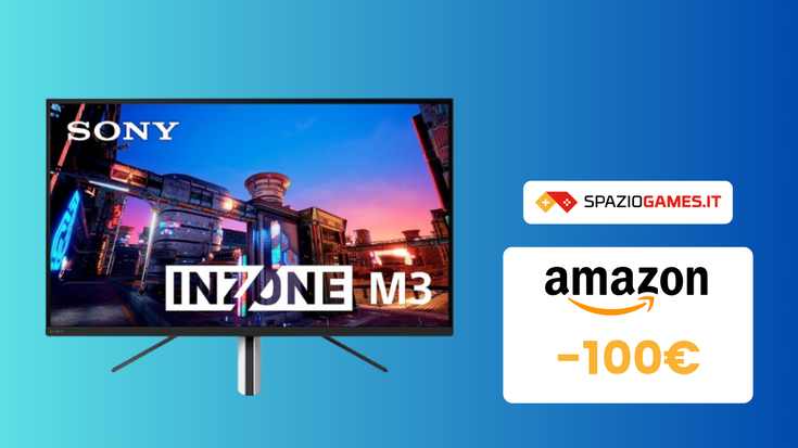 MINIMO STORICO! Sony INZONE M3, il monitor ideale per PS5 a -100€