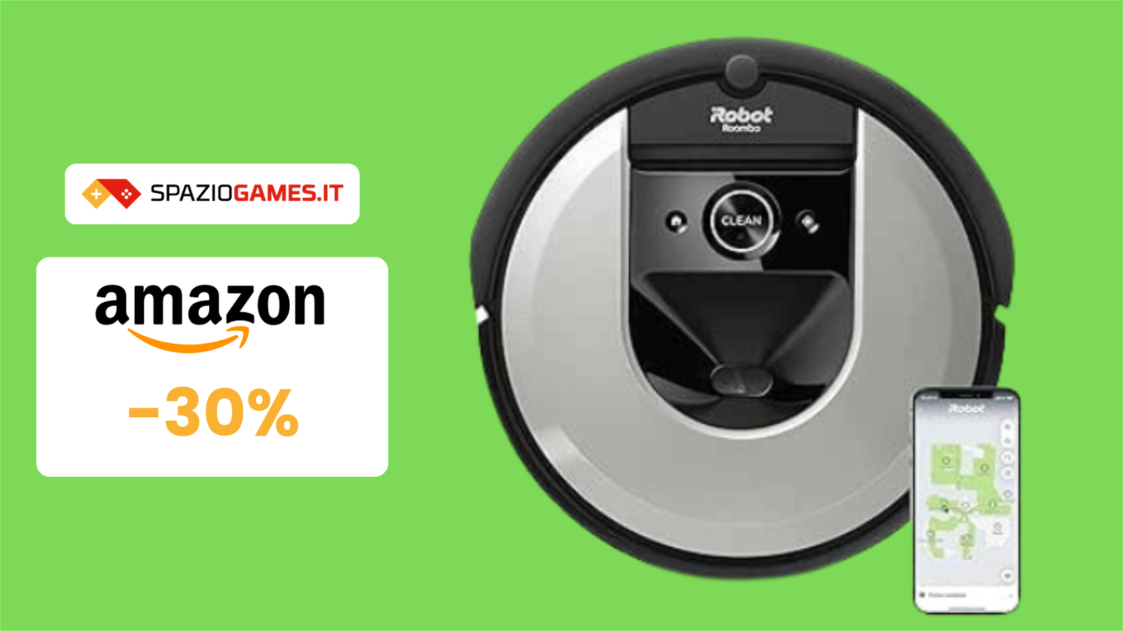 OTTIMO iRobot Roomba i7156 super-scontato del 30%!