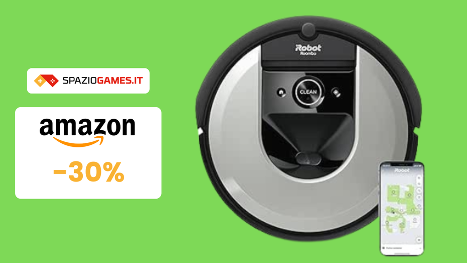 Immagine di OTTIMO iRobot Roomba i7156 super-scontato del 30%!