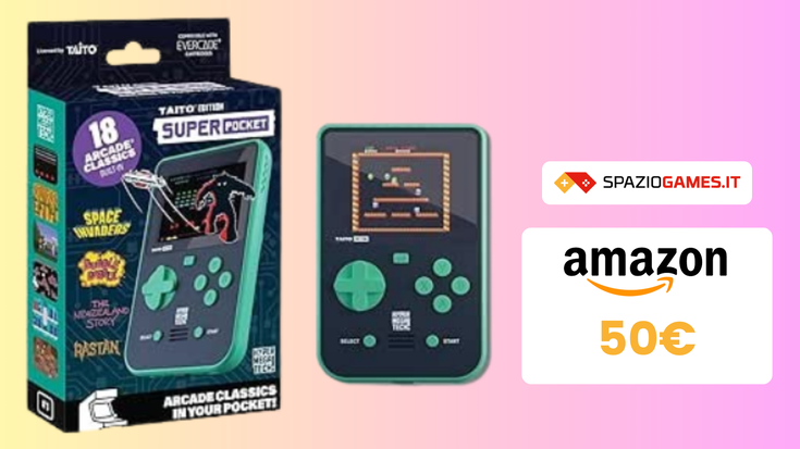 Si gioca OVUNQUE con questa console portatile TAITO!