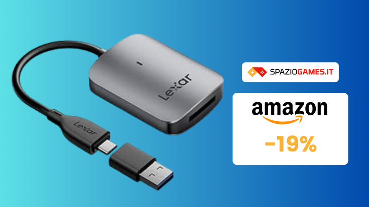 UTILISSIMO lettore di schede Lexar a soli 29€!