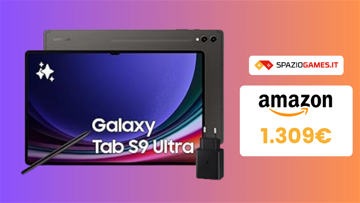Immagine di Esclusiva Amazon: Samsung Galaxy Tab S9 Ultra in OFFERTA!