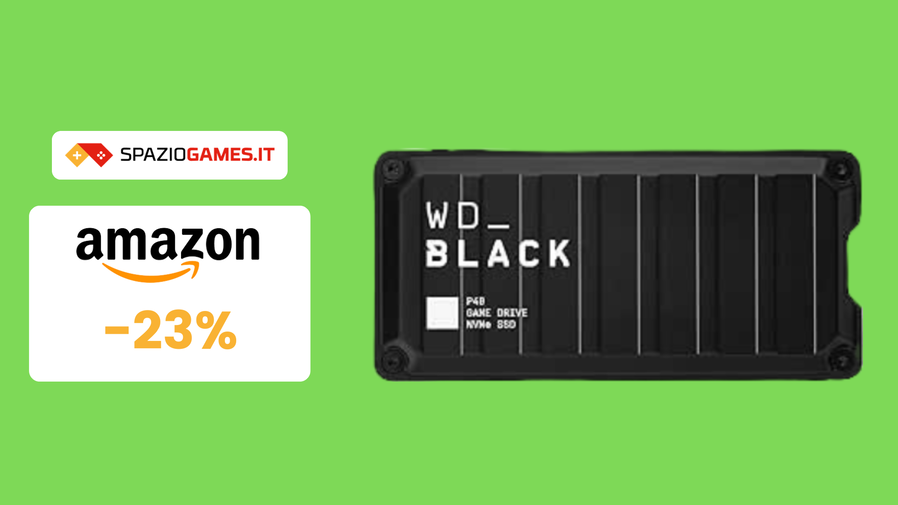 Immagine di SSD esterno da 500GB in OFFERTA a 115€: ideale per i gamer!