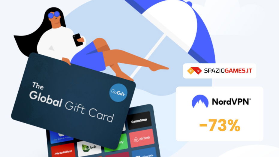 Immagine di Nord VPN: fino al 73% di sconto e Gift Card da 50€ in REGALO!