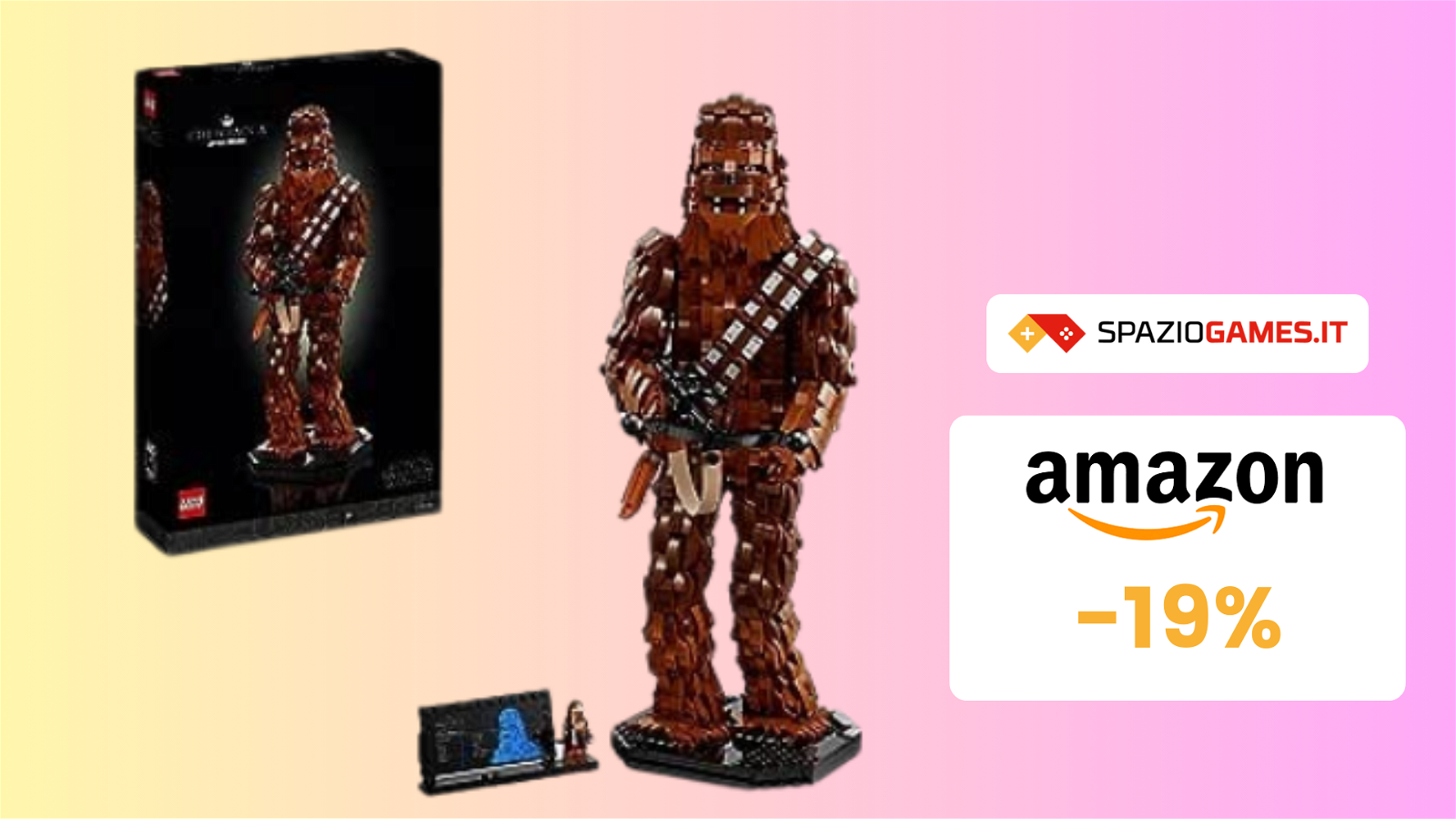 SPLENDIDO Chewbacca LEGO in offerta a 170€!