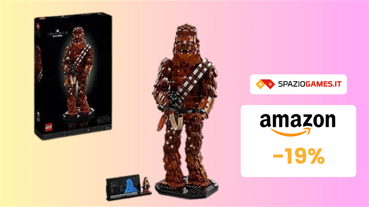 Immagine di SPLENDIDO Chewbacca LEGO in offerta a 170€!