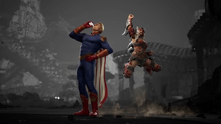 Immagine di Mortal Kombat 1 svela le brutali Fatality di Patriota