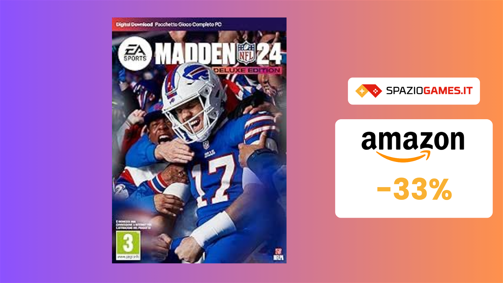 Prezzo TOP per Madden NFL 24 - Deluxe Edition: 20€!