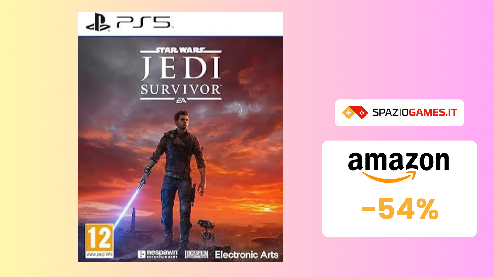 Star Wars Jedi: Survivor per PS5 a metà prezzo: solo 36€!