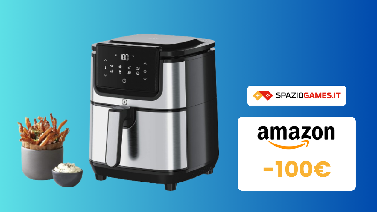 Immagine di Riduci i consumi di olio con questa friggitrice ad aria Electrolux! Oggi a SOLI 79€!
