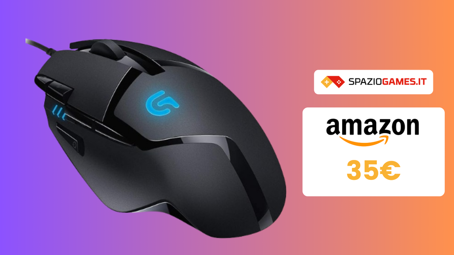 Immagine di Mouse da gaming Logitech G402 a soli 35€: LEGGERO e PRECISO!